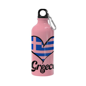 Greece flag, Water bottle 600ml