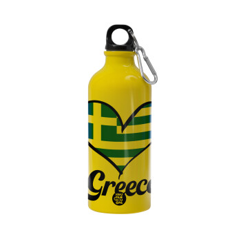 Greece flag, Water bottle 600ml