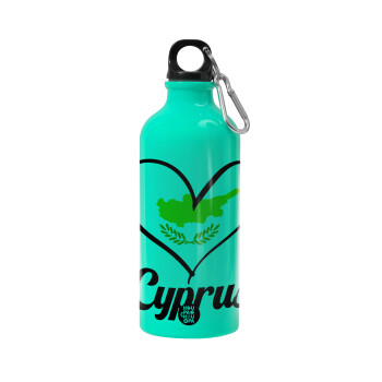 Cyprus flag, Water bottle 600ml