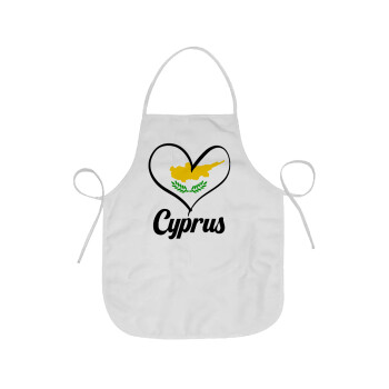 Cyprus flag, Ποδιά Σεφ Ολόσωμη κοντή Ενηλίκων (63x75cm)