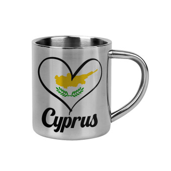 Cyprus flag, Mug Stainless steel double wall 300ml