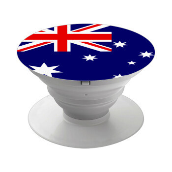 Australia flag, Phone Holders Stand  Λευκό Βάση Στήριξης Κινητού στο Χέρι