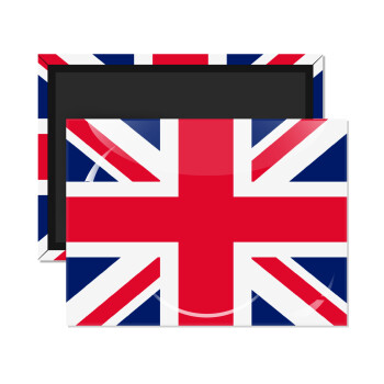 England flag, Ορθογώνιο μαγνητάκι ψυγείου διάστασης 9x6cm