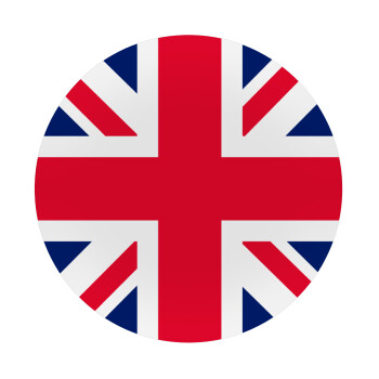 England flag, Mousepad Round 20cm