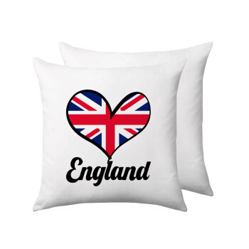 England flag, Μαξιλάρι καναπέ 40x40cm περιέχεται το  γέμισμα