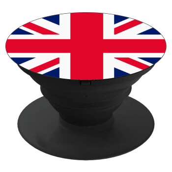 England flag, Phone Holders Stand  Black Hand-held Mobile Phone Holder