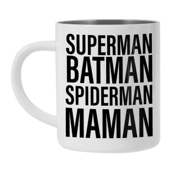 MAMAN, Mug Stainless steel double wall 450ml