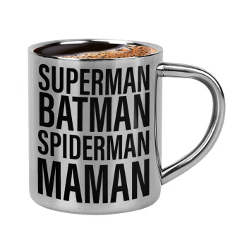 MAMAN, Double-wall metal cup for espresso (220ml)