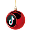 Christmas tree ball Red 8cm