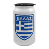 Κούπα ταξιδιού μεταλλική με καπάκι (tin-can) 500ml