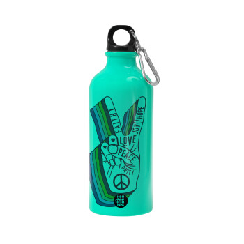 Peace Love Joy, Water bottle 600ml