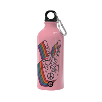 Peace Love Joy, Water bottle 600ml