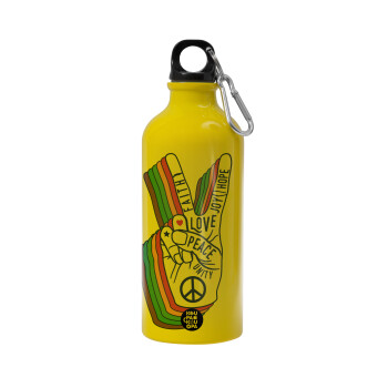 Peace Love Joy, Water bottle 600ml