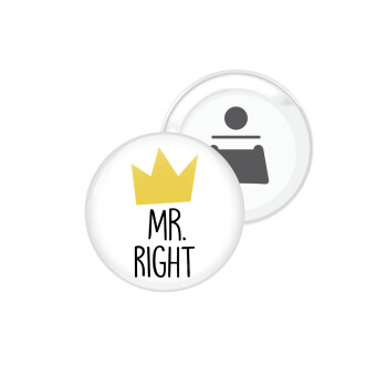 Mr right, Μαγνητάκι και ανοιχτήρι μπύρας στρογγυλό διάστασης 5,9cm