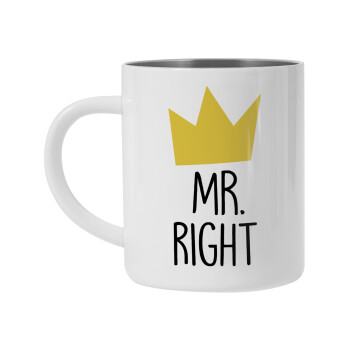 Mr right, Mug Stainless steel double wall 450ml