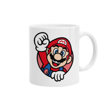 Super mario win, Ceramic coffee mug, 330ml (1pcs)