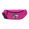 Unisex waist bag (banana) in PINK color with 2 pockets