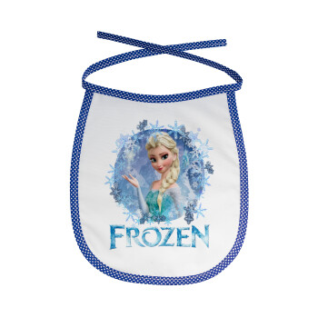 Frozen Elsa, Σαλιάρα μωρού αλέκιαστη με κορδόνι Μπλε