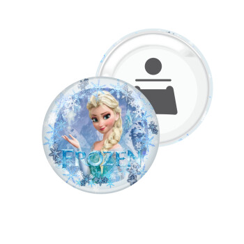 Frozen Elsa, Μαγνητάκι και ανοιχτήρι μπύρας στρογγυλό διάστασης 5,9cm