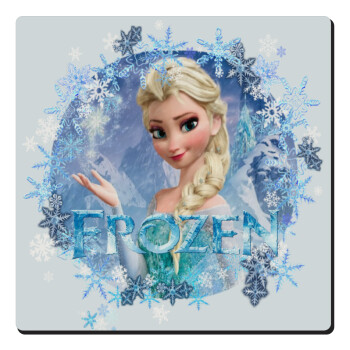 Frozen Elsa, Τετράγωνο μαγνητάκι ξύλινο 6x6cm