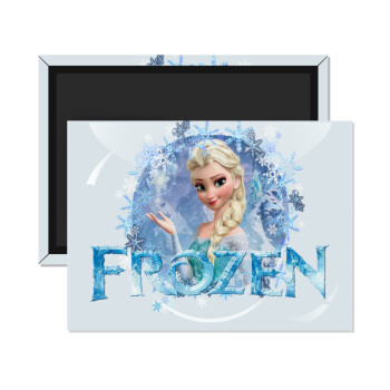 Frozen Elsa, Ορθογώνιο μαγνητάκι ψυγείου διάστασης 9x6cm