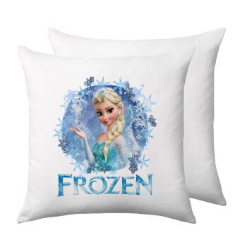 Frozen Elsa, Μαξιλάρι καναπέ 40x40cm περιέχεται το  γέμισμα
