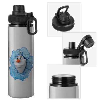 Frozen Olaf, Metallic water bottle with safety cap, 850ml aluminum