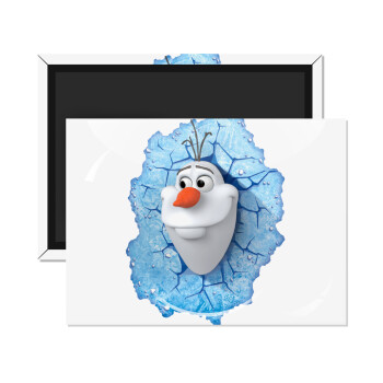 Frozen Olaf, Ορθογώνιο μαγνητάκι ψυγείου διάστασης 9x6cm