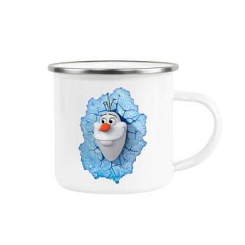 Frozen Olaf, Κούπα Μεταλλική εμαγιέ λευκη 360ml