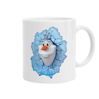 Frozen Olaf, Ceramic coffee mug, 330ml (1pcs)