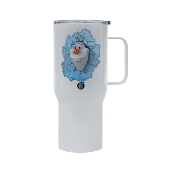 Frozen Olaf, Mega Stainless steel Tumbler with lid, double wall 750L