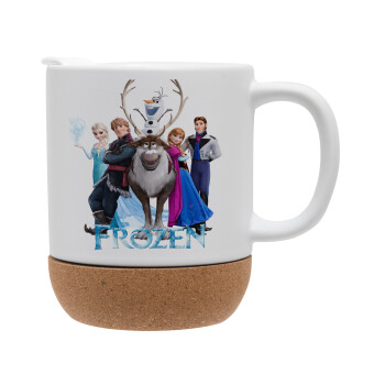 Frozen, Ceramic coffee mug Cork (MAT), 330ml (1pcs)