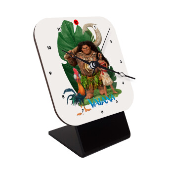 Vaiana, Quartz Wooden table clock with hands (10cm)