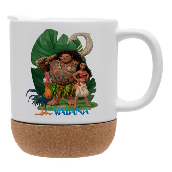 Vaiana, Ceramic coffee mug Cork (MAT), 330ml (1pcs)