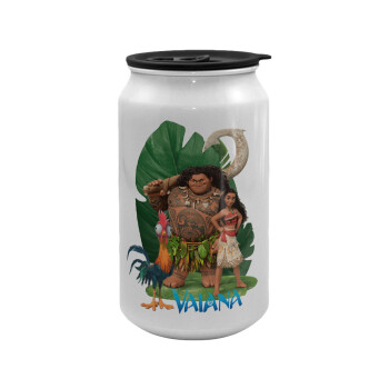 Vaiana, Κούπα ταξιδιού μεταλλική με καπάκι (tin-can) 500ml