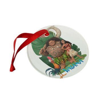 Vaiana, Christmas ornament glass 9cm