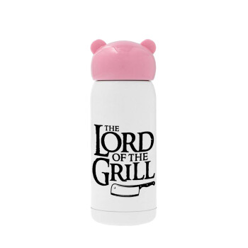 The Lord of the Grill, Pink stainless steel thermal flask, 320ml