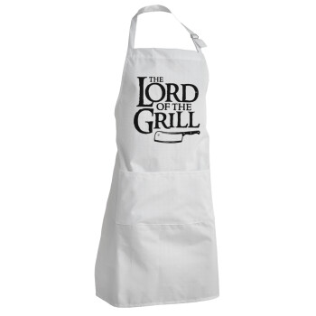 The Lord of the Grill, Adult Chef Apron (with sliders and 2 pockets)