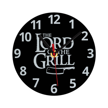 The Lord of the Grill, Ρολόι τοίχου γυάλινο (20cm)
