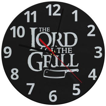 The Lord of the Grill, Ρολόι τοίχου γυάλινο (30cm)