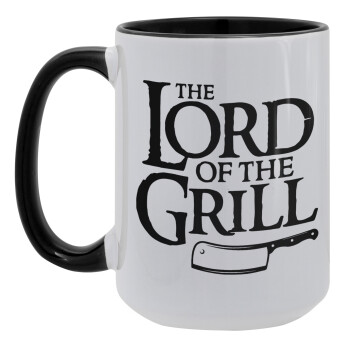 The Lord of the Grill, Κούπα Mega 15oz, κεραμική Μαύρη, 450ml