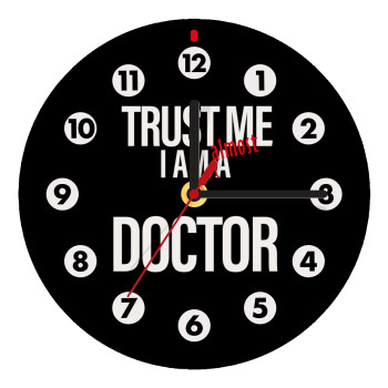 Trust me, i am (almost) Doctor, Ρολόι τοίχου ξύλινο (20cm)