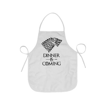 Dinner is coming (GOT), Chef Apron Short Full Length Adult (63x75cm)