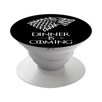 Dinner is coming (GOT), Phone Holders Stand  White Hand-held Mobile Phone Holder