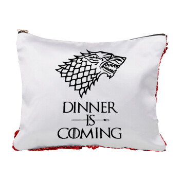 Dinner is coming (GOT), Red sequin cosmetic bag