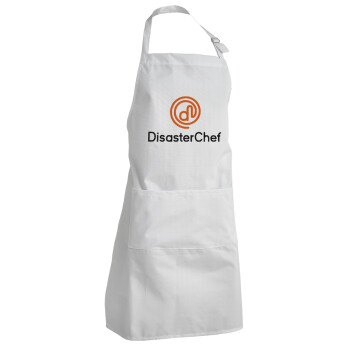 Disaster Chef, Adult Chef Apron (with sliders and 2 pockets)
