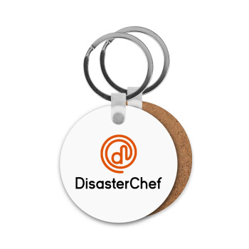 Disaster Chef, Μπρελόκ Ξύλινο στρογγυλό MDF Φ5cm
