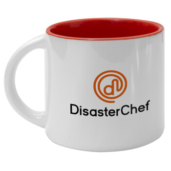 Disaster Chef, Κούπα κεραμική 400ml Λευκή/Κόκκινη