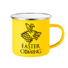 Yellow Enamel Metallic Cup 360ml