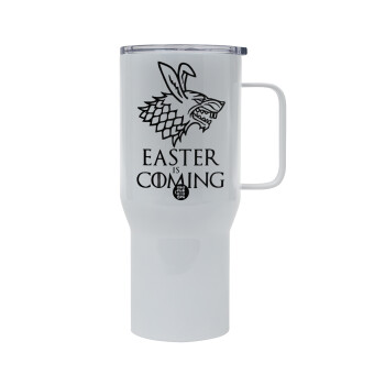 Easter is coming (GOT), Tumbler με καπάκι, διπλού τοιχώματος (θερμό) 750L